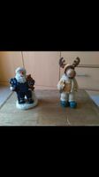 2 Figuren (blauer Weihnachtsmann + Rentier) Hessen - Kassel Vorschau