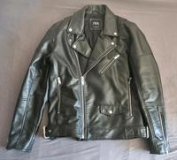 Schwarze Lederjacke/Bikerjacke (Herren, M, Kunstleder, Zara) Innenstadt - Köln Altstadt Vorschau