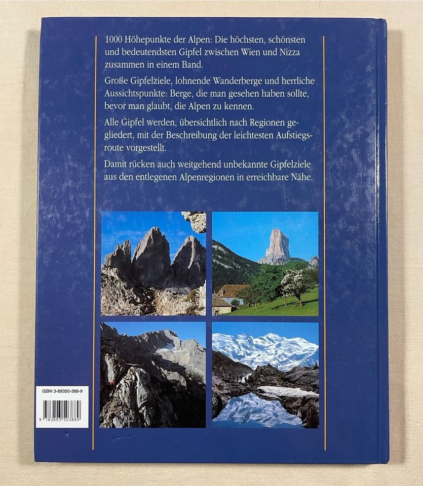 Ernst Höhne: 1000 Gipfel der Alpen – Wanderziele und Paradeberge in Nürtingen
