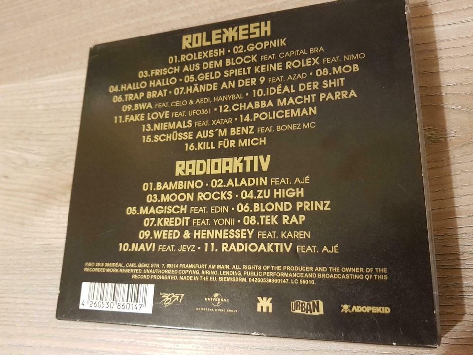 Olexesh Rolexesh Radioaktiv Album CD Doppelalbum Kratzerfrei in Dortmund