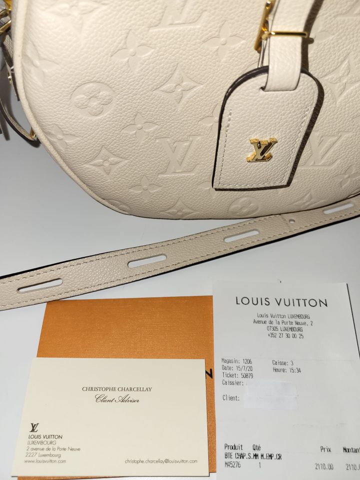 Orig. Louis Vuitton Empreinte Boite Chapeau Souple MM Handtasche in Igel