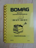 BOMAG BW 62 H, BW 65 H Betriebsanleitung Thüringen - Weida Vorschau