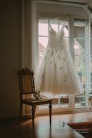 Hochzeitskleid Brautkleid A-Linie Spitze Glitzer Isabel de Mestre Nordrhein-Westfalen - Krefeld Vorschau