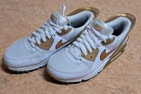 NIKE Air Max 90 FlyEase CU0814-100 Gr. 40 (weiß, metallic gold) Hessen - Fulda Vorschau