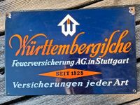 Emailleschild Württembergische Feuerversicherung alt Bayern - Weißenstadt Vorschau