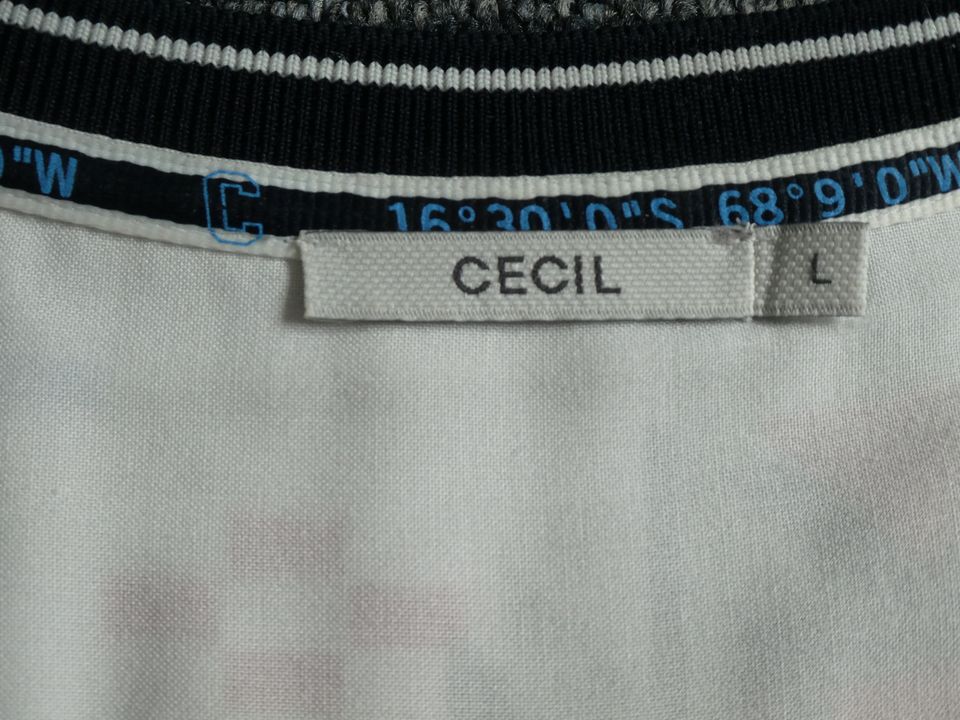 Cecil, Bluse, Schlupfbluse Gr L/42 Viskose wNEU in Schwentinental