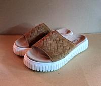 Gabor Pantolette aus Rauleder (echtes Leder in camel, Gr. 39 Niedersachsen - Jembke Vorschau