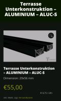 22x4,00 m: Terrasse Unterkonstruktion – ALUMINIUM – ALUC-S Hessen - Ober-Ramstadt Vorschau