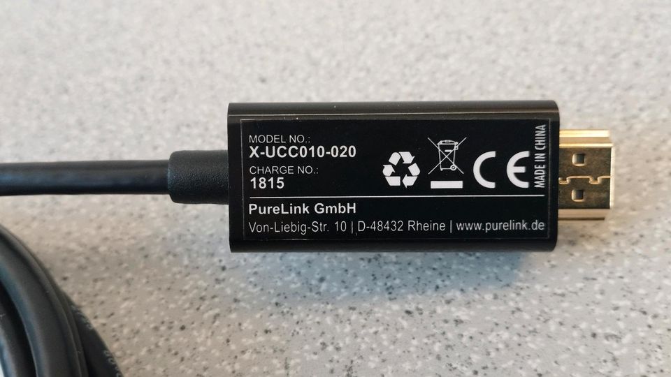 USB C auf HDMI SONERO X-UCC010-020  4K60 2 Meter in Schortens