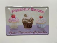 Metallschild Bild vintage cupcake Küche Kinderküche Nordrhein-Westfalen - Lichtenau Vorschau