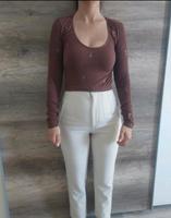 Stradivarius Cropped Top Blumen braun Größe XS  NEU Sachsen - Riesa Vorschau