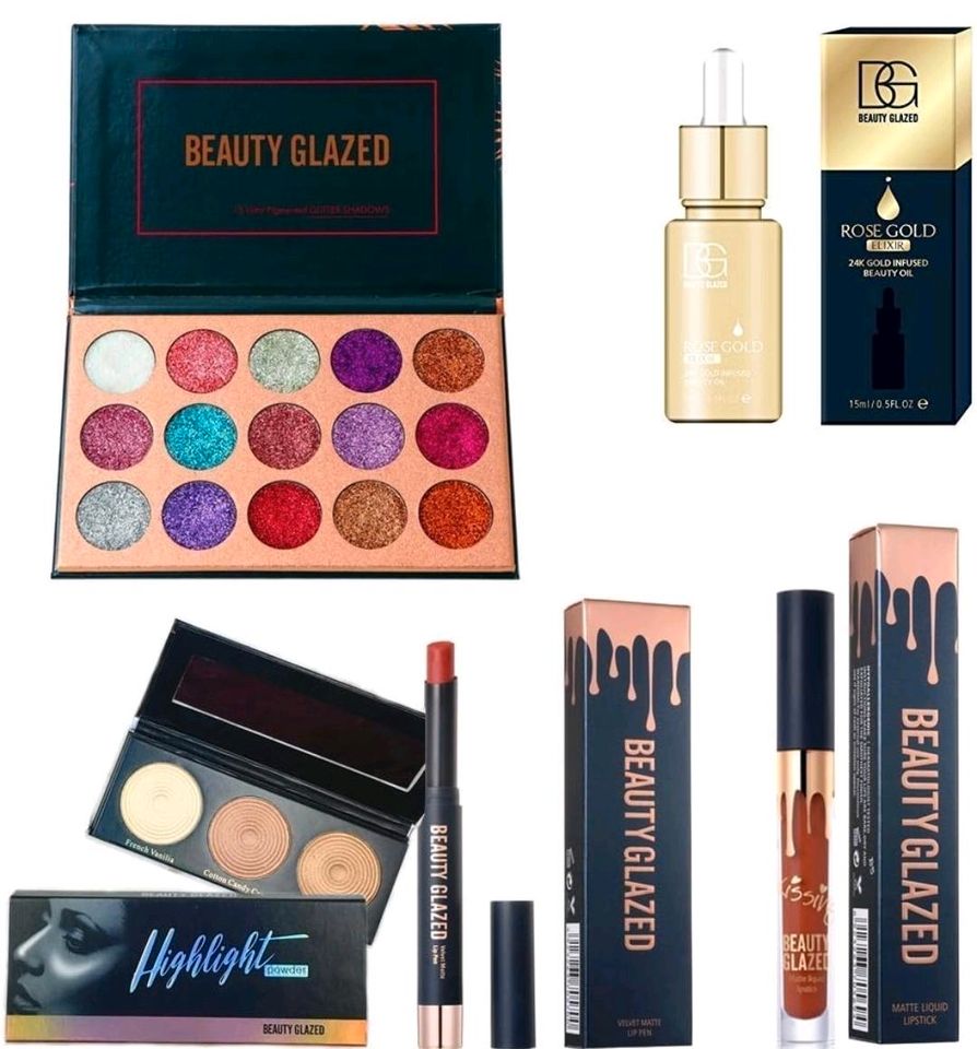 NEU Beauty Glazed Favourites Make-up Gesicht Geschenk Set in Leverkusen