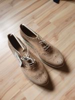 Tamaris DAMEN Schuhe Leder Loafer beige Gr 40 Neu Niedersachsen - Einbeck Vorschau