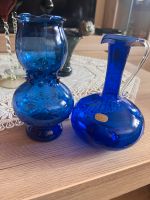 2-teiliges blaues Deko-Set aus Glas. Sachsen - Delitzsch Vorschau