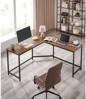 Wie neu! Schreibtisch Büro Holz/Metallgest. schwarz | erweiterbar Hessen - Rödermark Vorschau