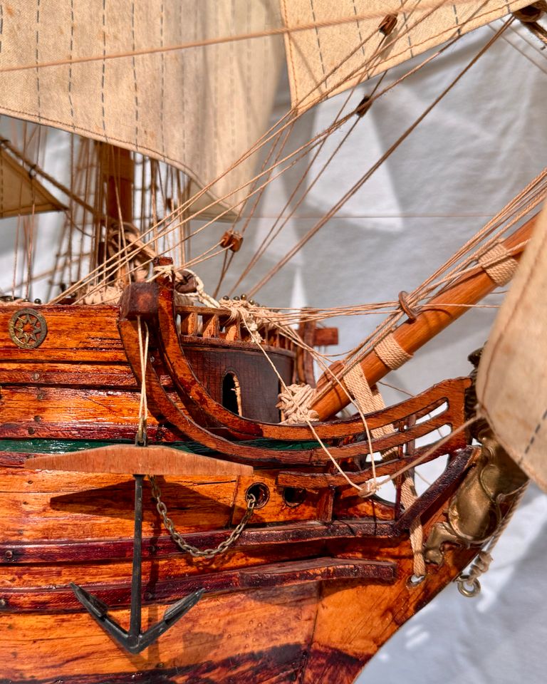 Modellsegelschiff Norske Löve, ❗️mit  ACRYL HAUBE ❗️Holzschiff in Essen