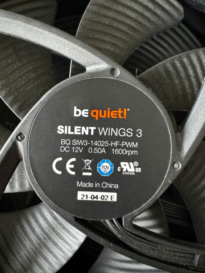 Be Quiet! Silent wings 3 14025-HF PWM 1600 rpm 140-er Lüfter in Sassenberg