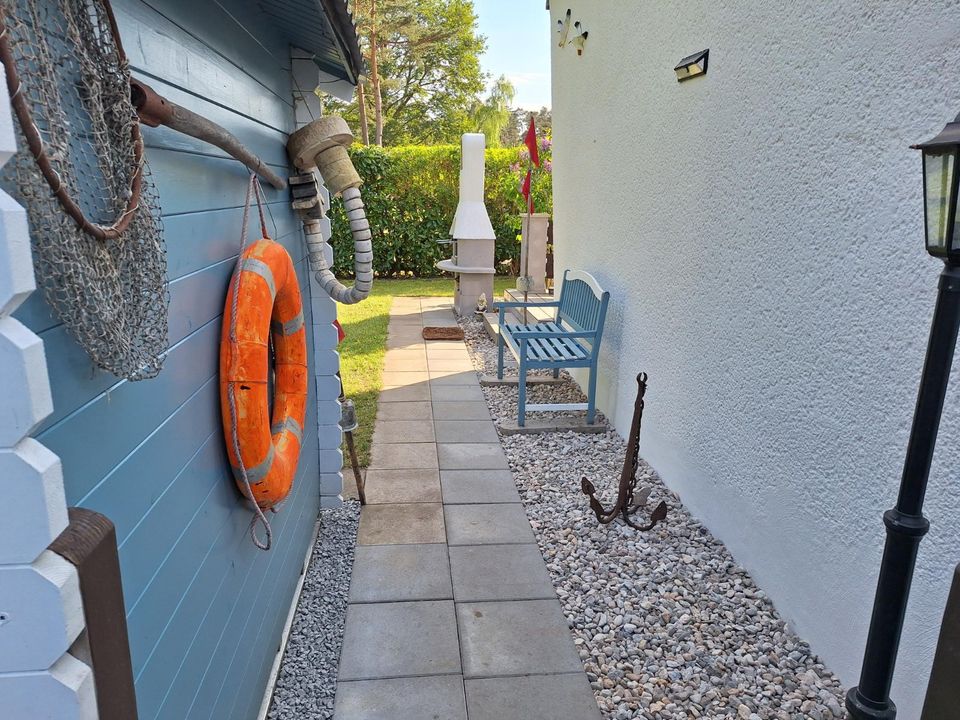 Ferienhaus mit Hund am Stettiner Haff in Ueckermuende