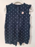 Romper Jumpsuit blau Herzen Rüschen Gr. 80 Nordrhein-Westfalen - Willich Vorschau