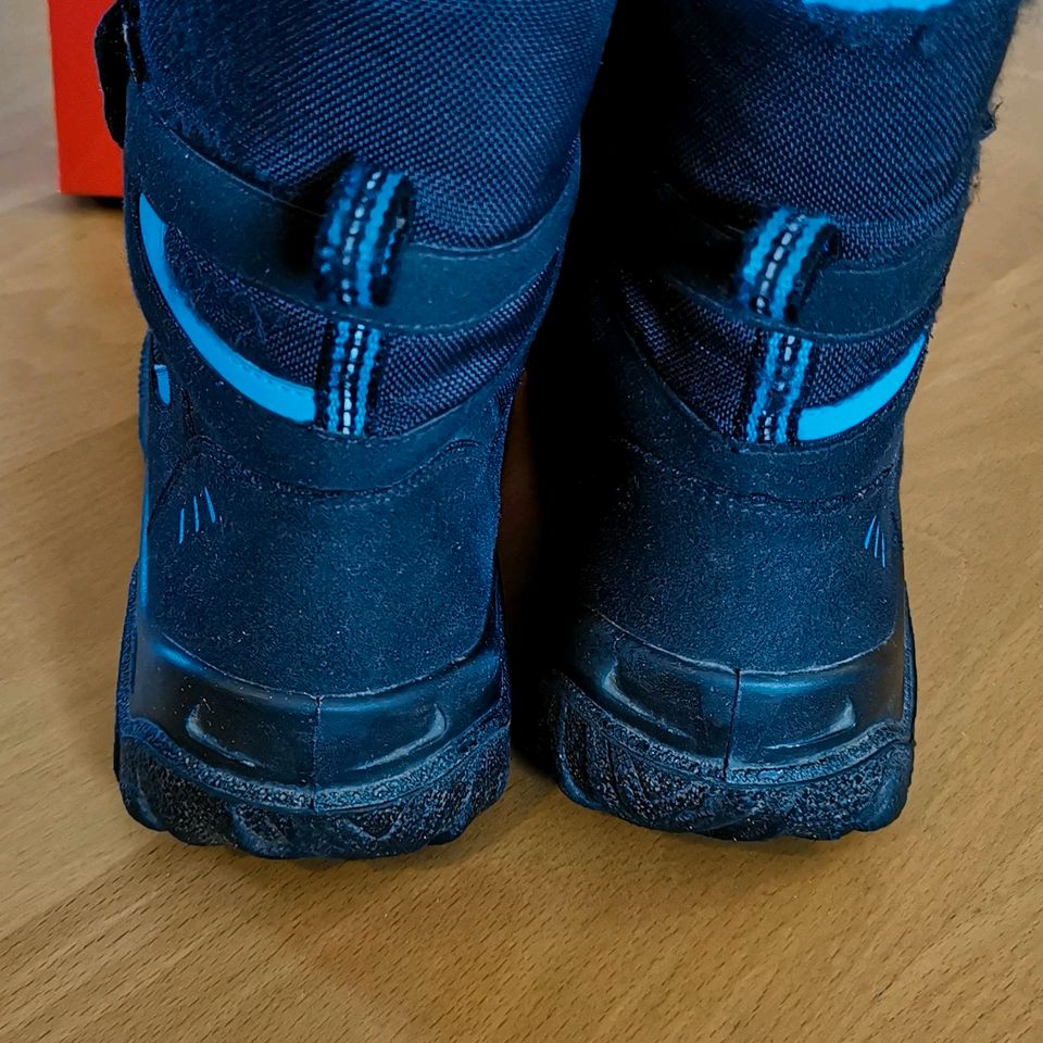 Superfit Winterstiefel, Husky, schwarz /blau, Gr. 40 in Plön 