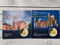 2 Euro Sätze Paulskirche Hessen, St Michaeliskirche Niedersachsen Baden-Württemberg - Brackenheim Vorschau