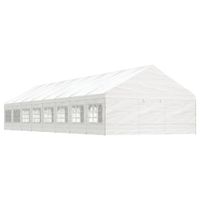 Festzelt Pavillon mit Dach Weiß 17,84x5,88x3,75 m Polyethylen Bayern - Bad Kissingen Vorschau