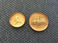 Set 2 Wandteller Holz Homesa DDR Schornsteinfeger Dresden Stirner Bayern - Gilching Vorschau