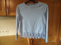 Gr. 170 H&M hellblau Pullover Sweatshirt mit Spitze unten Nordrhein-Westfalen - Windeck Vorschau