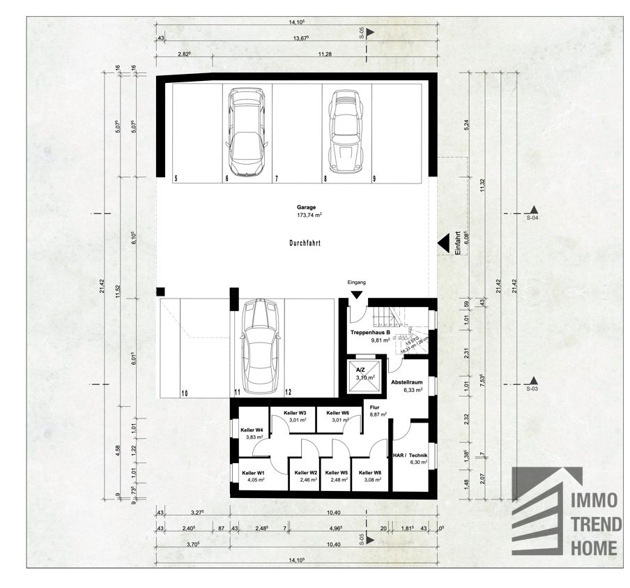 Neubauwohnung fußläufig zur Innenstadt in Osnabrück