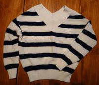 AMISU, Strick-Pullover, Blau/Weiß, Gr.: S Nordrhein-Westfalen - Kreuztal Vorschau