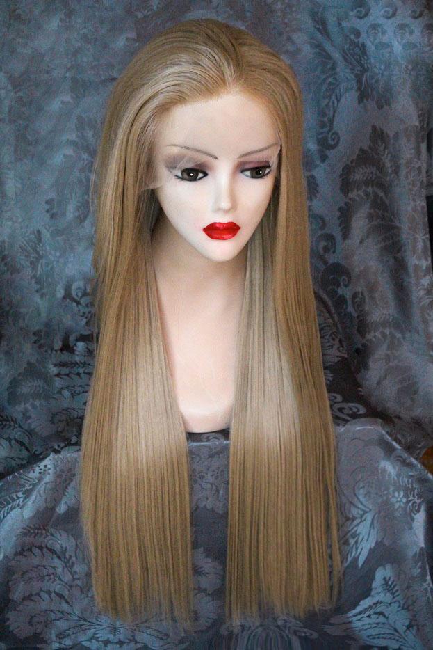 Lace Front Perücke Wig Blond Hellblond Mittelblond Honigblond in Leipzig