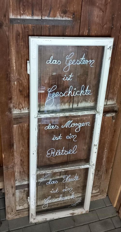 Fensterflügel, Holzfenster alt, Dekofenster in Schwabbruck