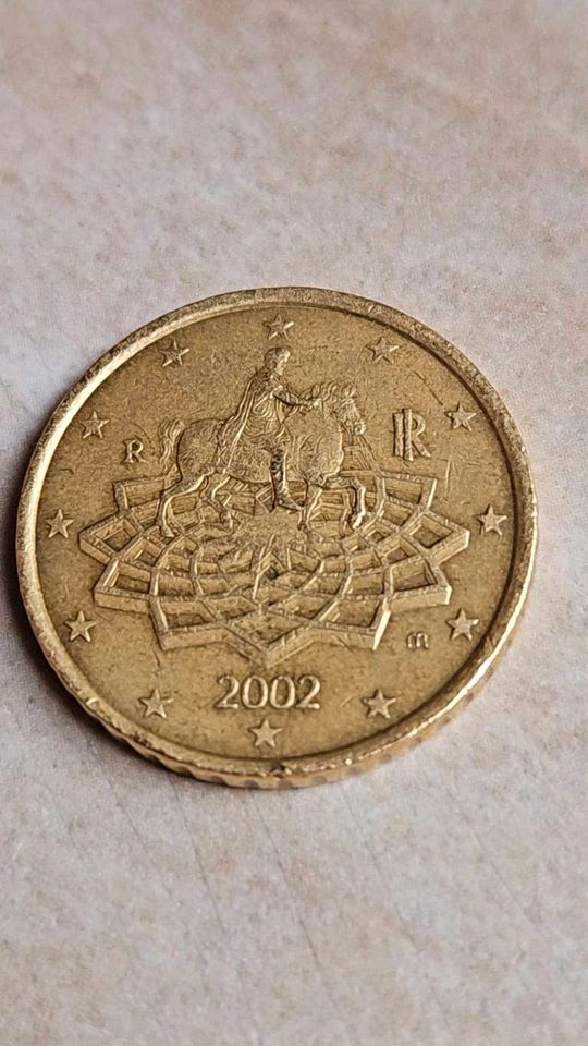 50 Cent Münze Kursmünze 2002 Italien in Kiel