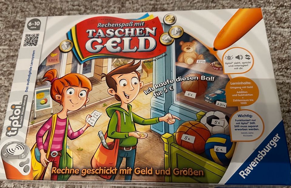 Tiptoi Lernspiel Rechenspaß mit Taschengeld Kinder in Düsseldorf