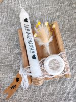 Geschenkset Kerze Lieblingsmensch Holz Trockenblume Bayern - Burgkunstadt Vorschau