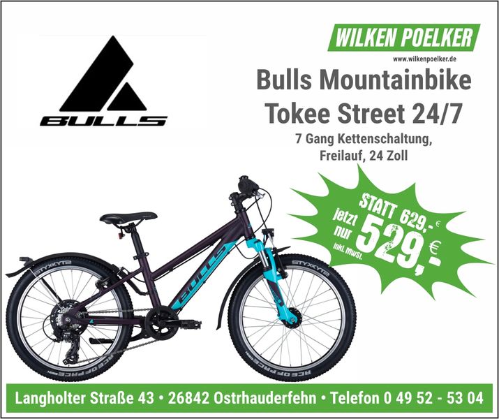 Bulls Tokee Street Lila 24 Zoll 7 Gang Kinderfahrrad Mountainbike in  Niedersachsen - Ostrhauderfehn | Kinderfahrrad gebraucht kaufen | eBay  Kleinanzeigen ist jetzt Kleinanzeigen