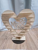 Mr&Mrs Hochzeitsgeschenk aus Holz Herz Schwerin - Gartenstadt - Ostorf Vorschau