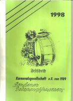 Festschrift Sendener Schrumpfhusaren. Ausgabe von 1998 Nordrhein-Westfalen - Senden Vorschau