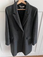 Wollmantel Mango dunkelgrau L Kr. München - Haar Vorschau