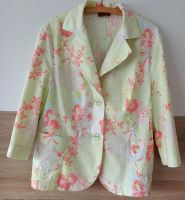 Jacke Blazer Bluse  Bianca Gr. 46 gelb hellgrün orange Blumen TOP Niedersachsen - Bad Pyrmont Vorschau