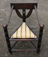 Original Friesenstuhl Dreieckstuhl Stuhl um 1900 - Massivholz Niedersachsen - Pattensen Vorschau