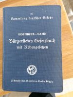 Bürgerliches Gesetzbuch 1927 (2), Hoeniger-Cahn Weinmann,Erbrecht Bayern - Haag in Oberbayern Vorschau