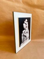 70er Jahre Kunstdruck Rodin ''Der Kuss'' Gerahmt Schwarz-Weiß Rheinland-Pfalz - Andernach Vorschau