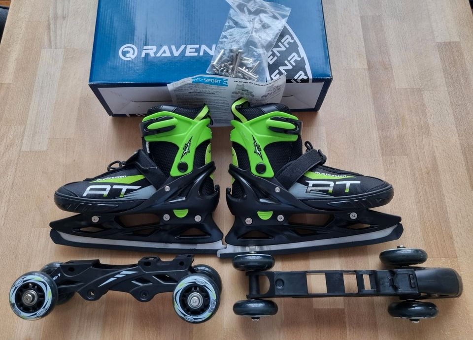 RAVEN „4 in 1“ Inliner Rollschuh Schlittschuh wie NEU Sport in Bayern -  Würzburg | eBay Kleinanzeigen ist jetzt Kleinanzeigen