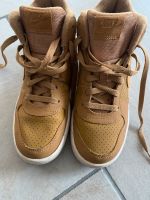 Nike court borough mid Sneaker hoch Gr. 38,5 braun camel Bayern - Pförring Vorschau