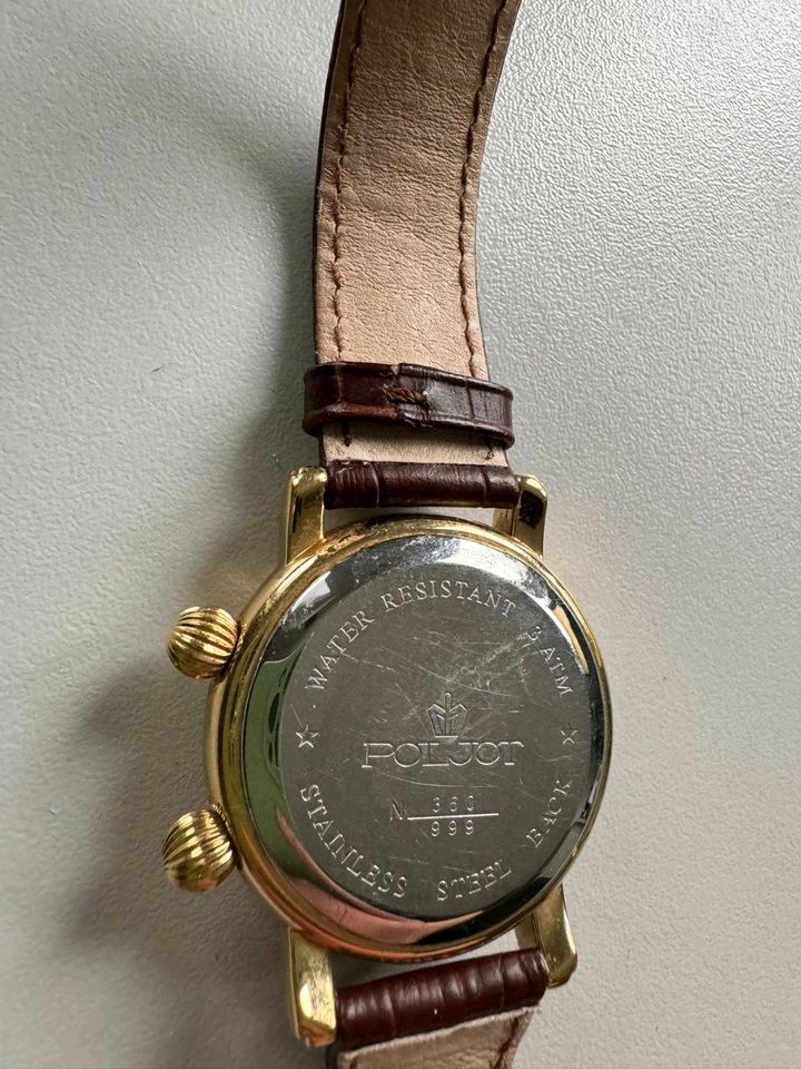 Poljot Alarm Vintage super Zustand Herrenuhr Wecker (wie Memovox) in Eppelborn