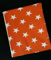 Jersey weiße Sterne auf orange 1m x VB Mecklenburg-Strelitz - Landkreis - Neustrelitz Vorschau