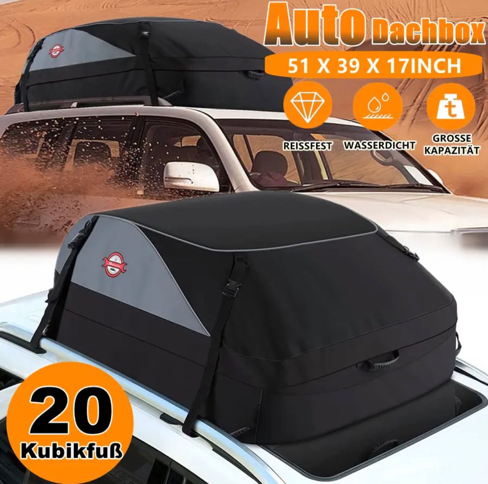 580L Auto Dachbox Faltbare Dachkoffer Aufbewahrungsbox Wasserdich