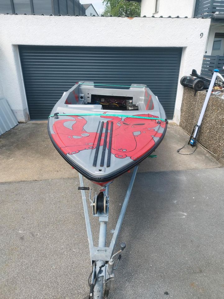 Motorboot Sportboot*Silverline*Projektaufgabe*Johnson v4 120ps in Aiterhofen