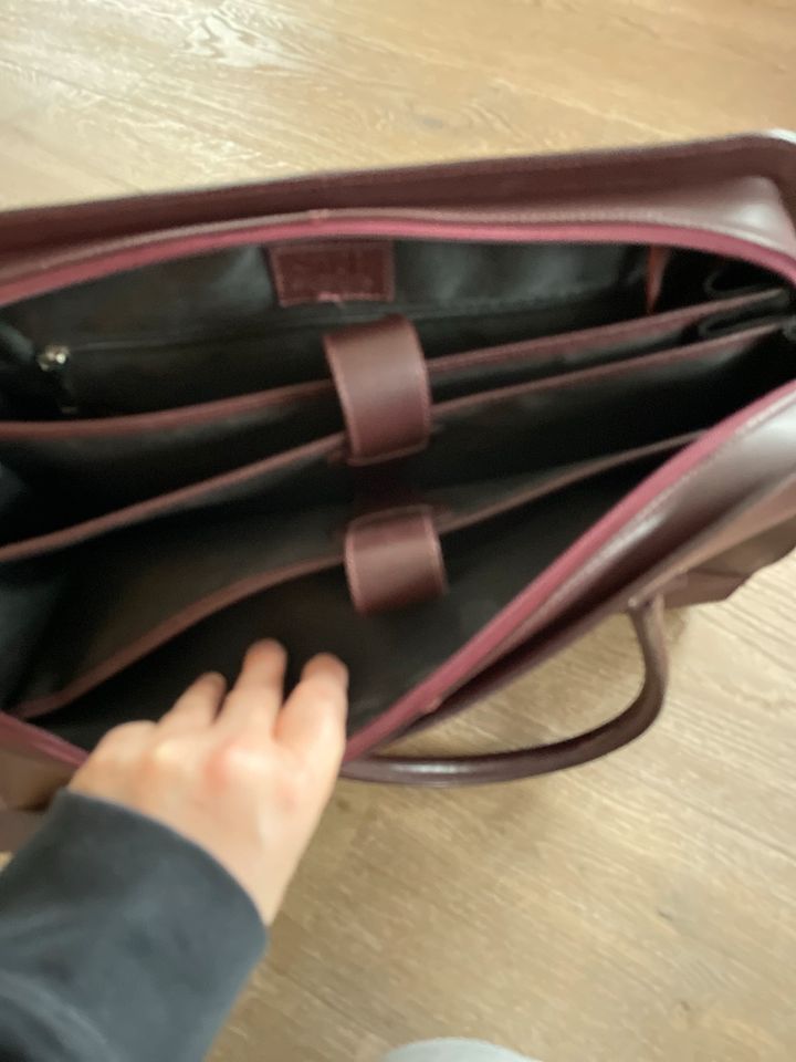 Wie neu. Businesstasche, Laptoptasche Leder von Su.B in Hamburg